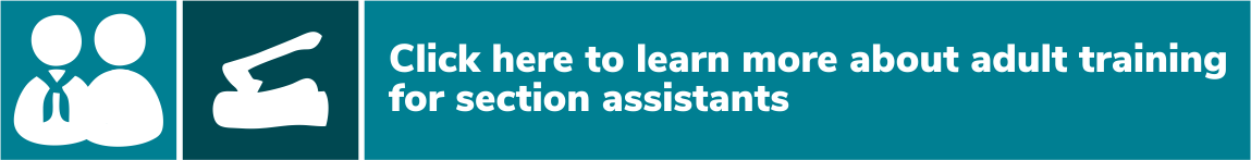 Click here to learn more about section assistant training