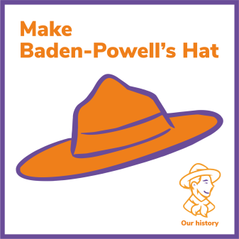 Make Baden-Powell's hat