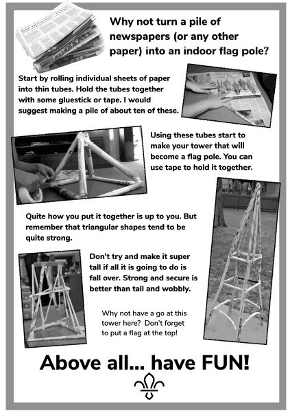 build a flagpole!