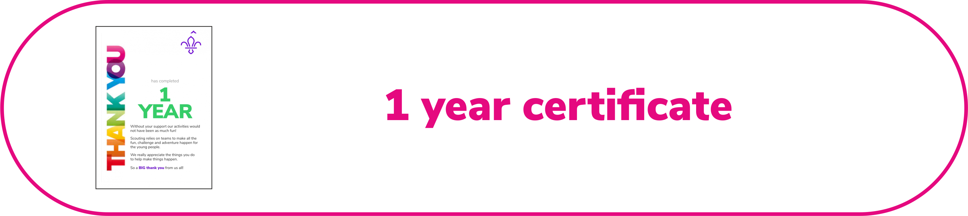 Click here to download - 1 year certificate