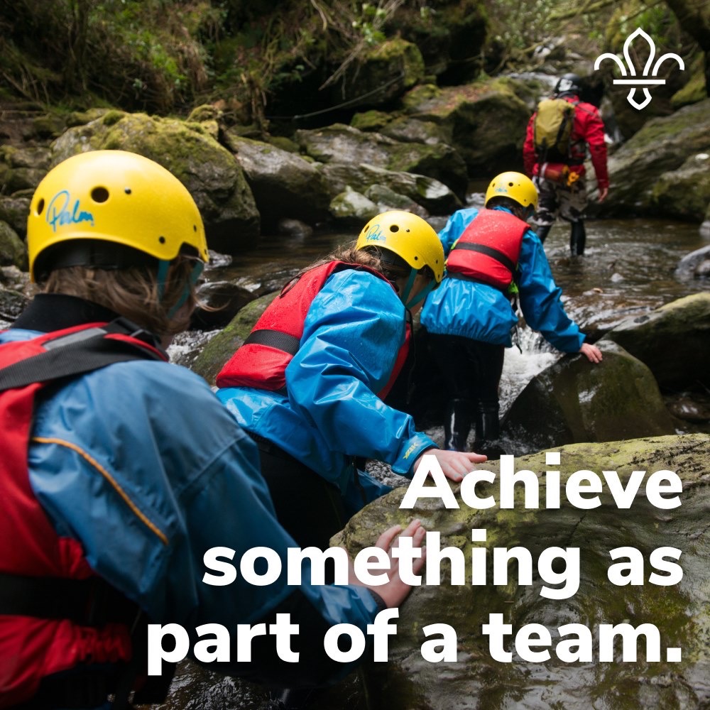 Achieve something as part of a team