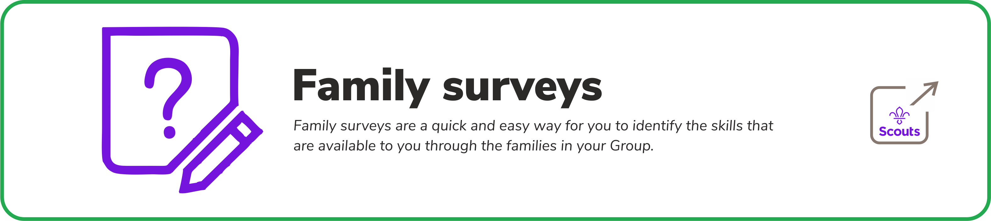 Family surveys