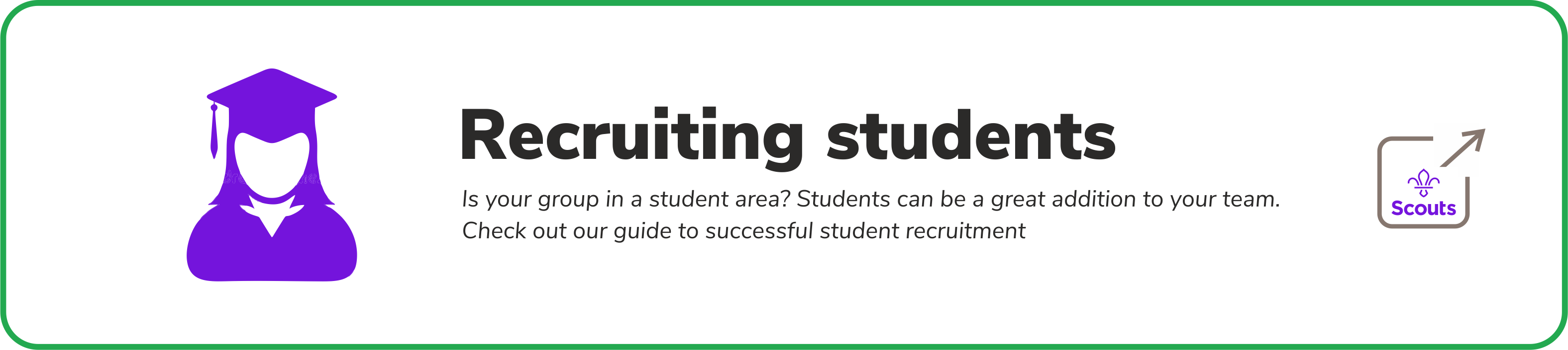 Recruiting students