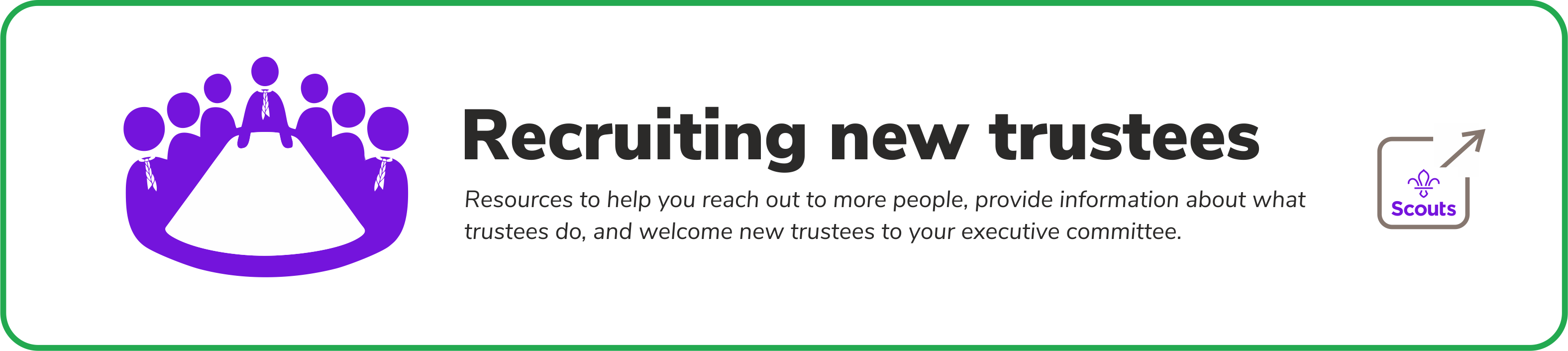Recruiting new trustees