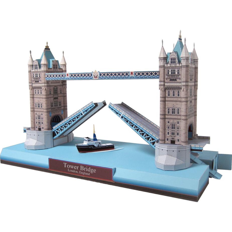 finished tower bridge model