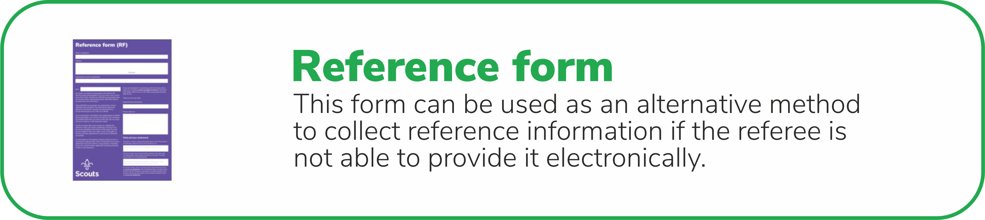 Reference form 