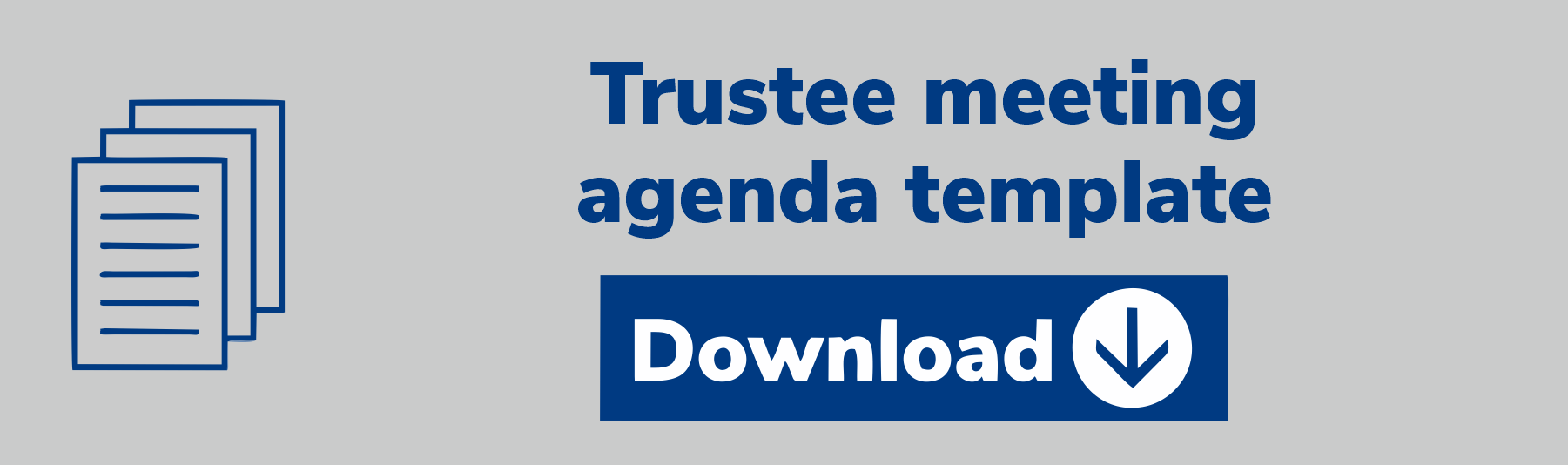 Trustee meeting  agenda template