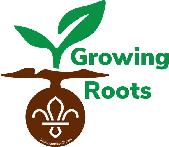 South London Scouts - Growing Roots Learning logo