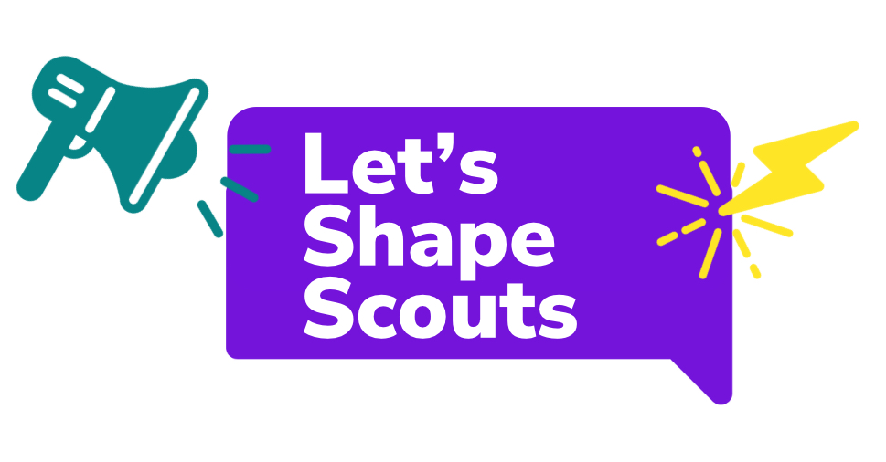 Lets shape scouts logo