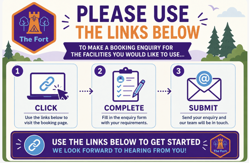 Please use the links below to make a booking enquiry