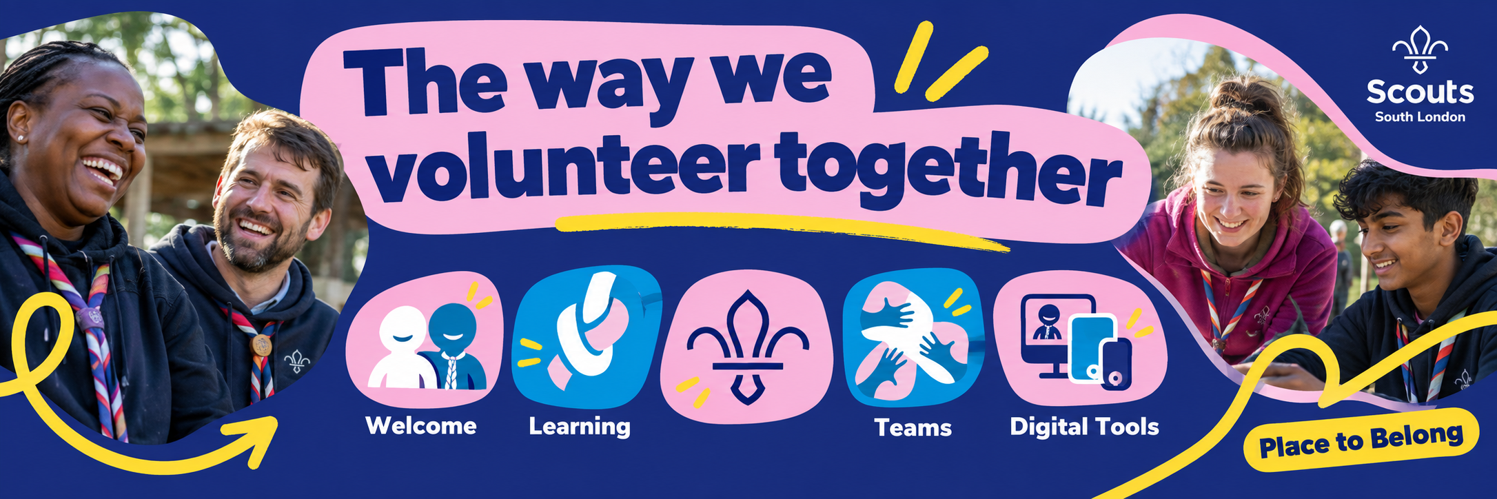 How we volunteer together 